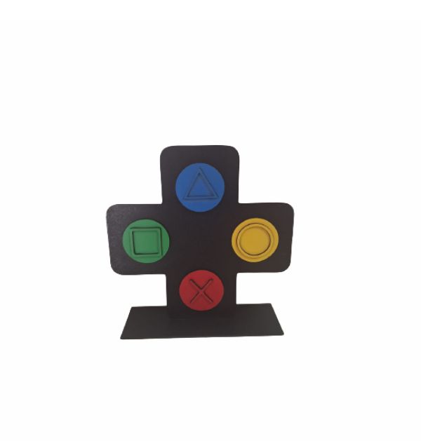 Placa Games em MDF 
